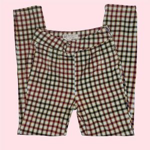 Free People plaid pants